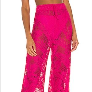 Lovers + Friends Kaya Pants in Hot Pink